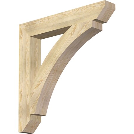 Ekena Millwork Thorton Slat Rough Sawn Bracket, Douglas Fir, 6"W x 42"D x 42"H BKT06X42X42THR06RDF